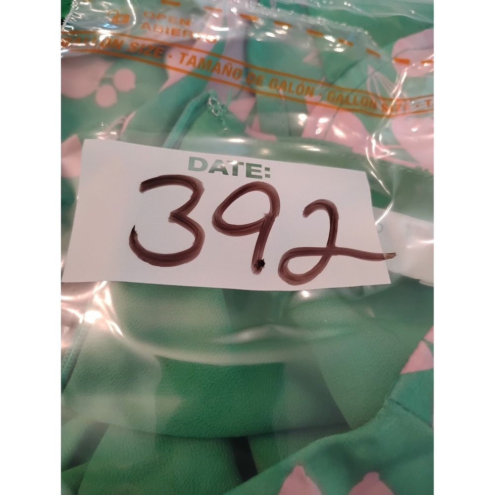 ASTR The Label Green Pink‎ Floral Cutout Mini Dress Strappy Back Small - Picture 6 of 7